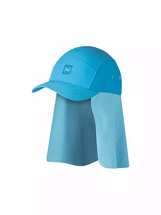 BUFF | Cappellino per bambini Desert con protezione per il collo | blau
